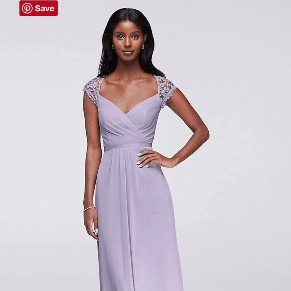 David’s Bridal Vera Wang Long Bridesmaids Dress